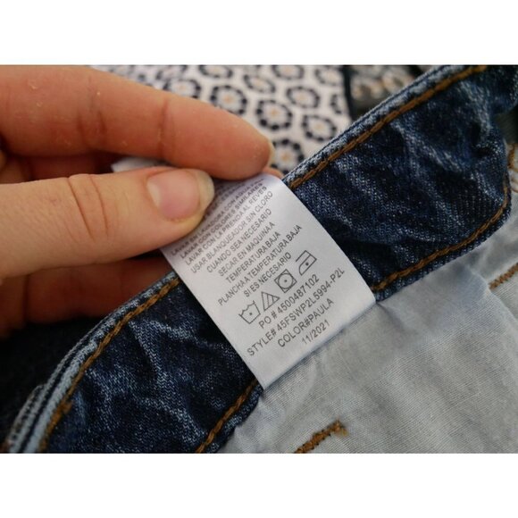 NWOT Joe's Jeans High Rise Straight Leg Ankle Fray Jeans in Paula Wash Blue 27 - Picture 7 of 7